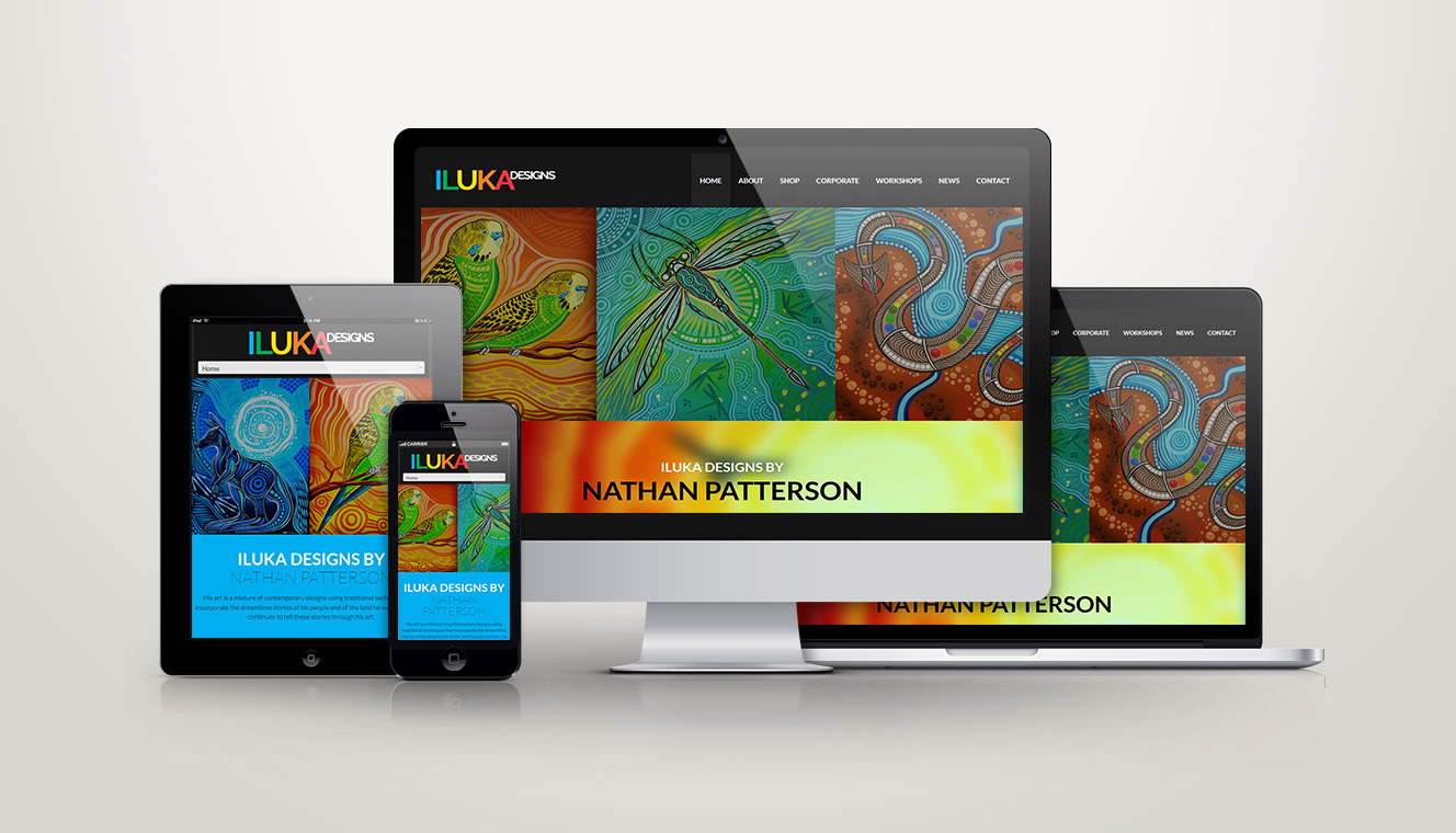 Iluka Designs Website Redesign