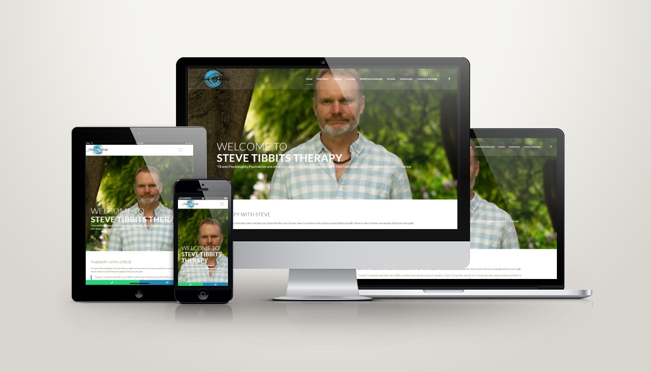 Steve Tibbits Website Redesign