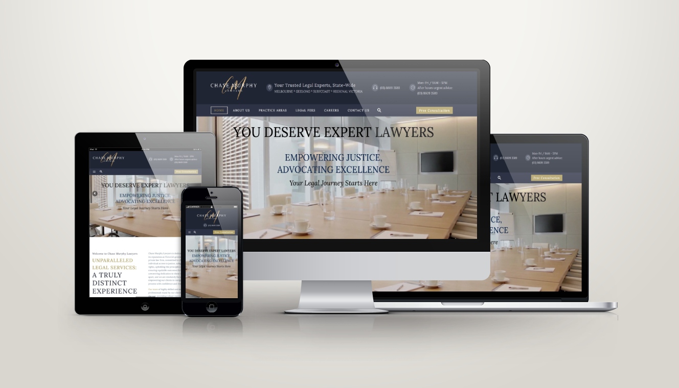 Chase Murphy Lawyers Website Development