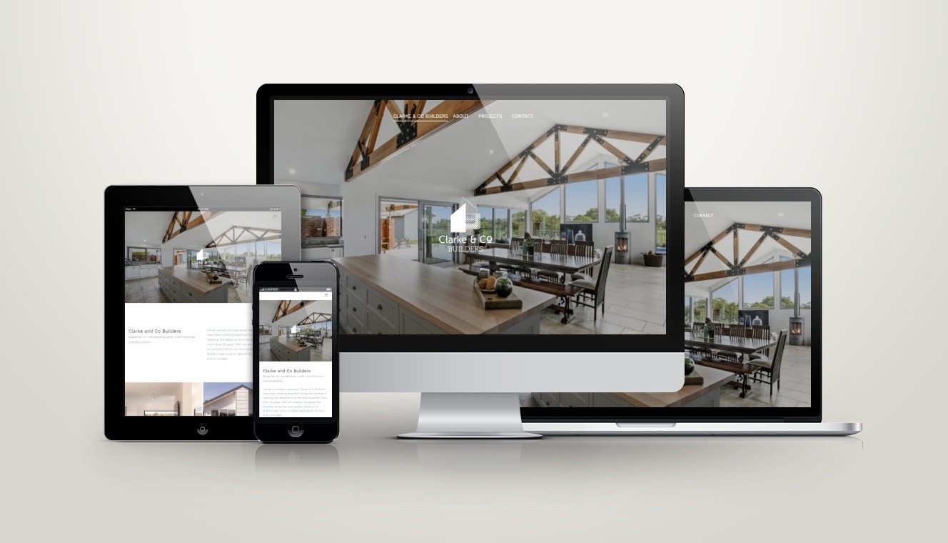 Clarke&Co Builders Website Redesign